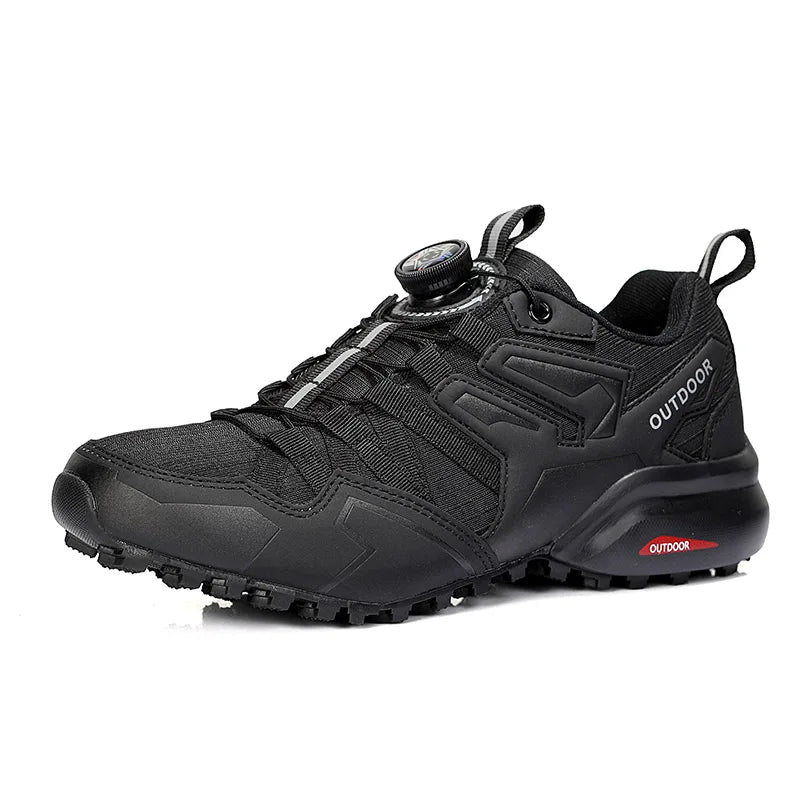 Men's Cycling Sneakers MTB Shoes Bike Riding Shoes Outdoor Motorcycle Shoes Waterproof Bicycle Shoes Lace-up Hiking Sneaker Male