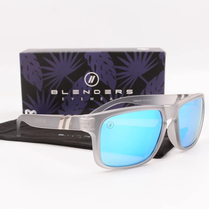blender square women men Sunglasses Men Polarized UV Eyewear Vintage Fashion Square Men's Sun Glasses B8801