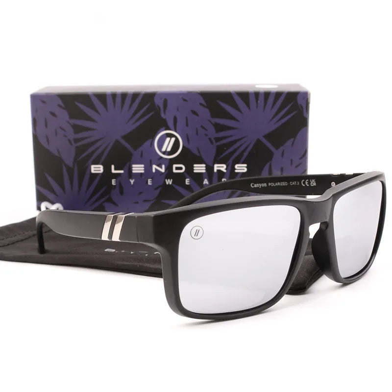 blender square women men Sunglasses Men Polarized UV Eyewear Vintage Fashion Square Men's Sun Glasses B8801