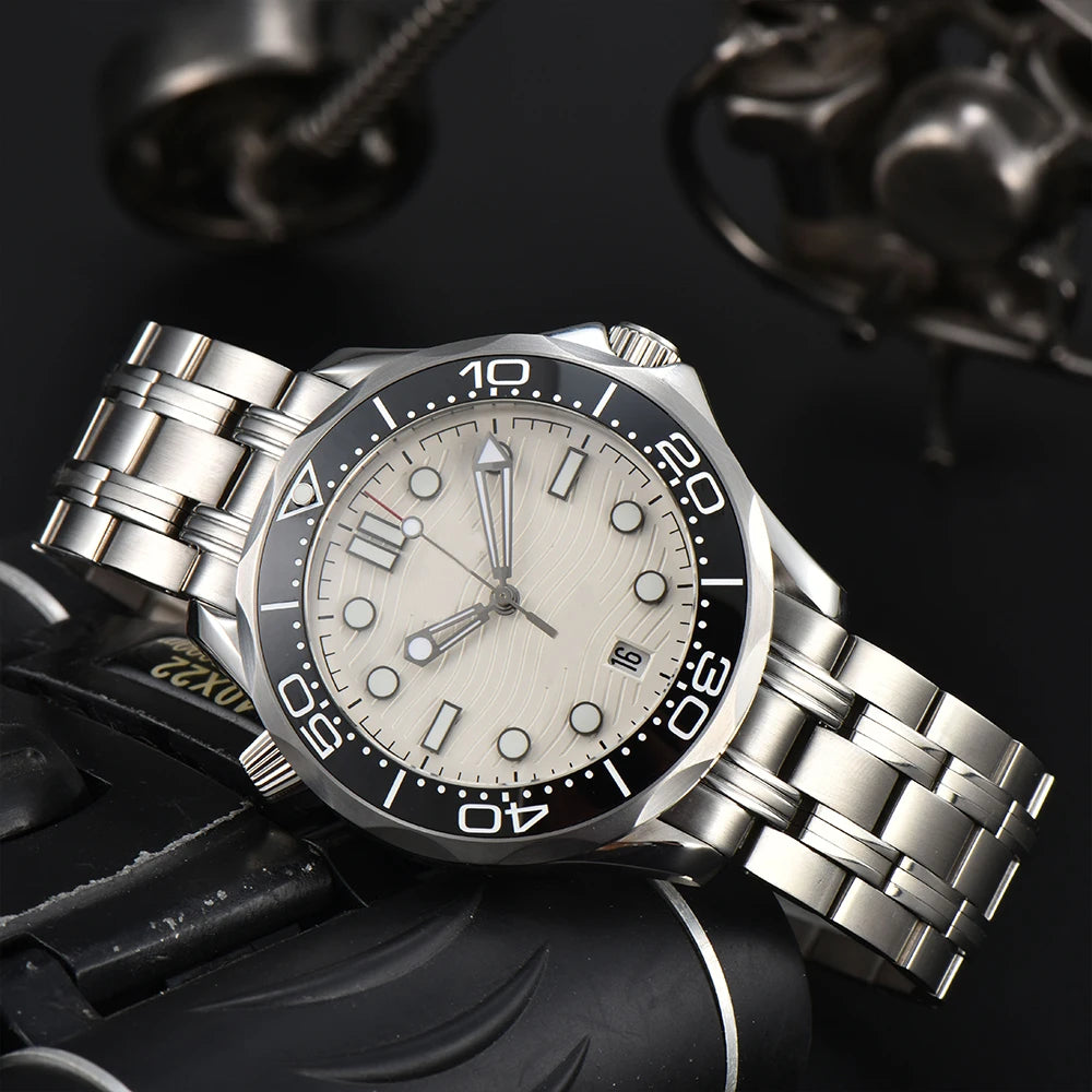 Customized logo 42mm NH watch 35 movement watch watches for men automatic mechanical watch mechanical watches sea master Watch