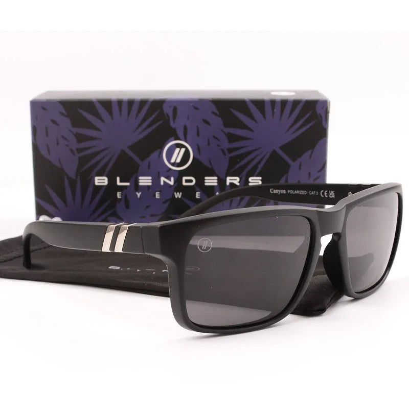 blender square women men Sunglasses Men Polarized UV Eyewear Vintage Fashion Square Men's Sun Glasses B8801