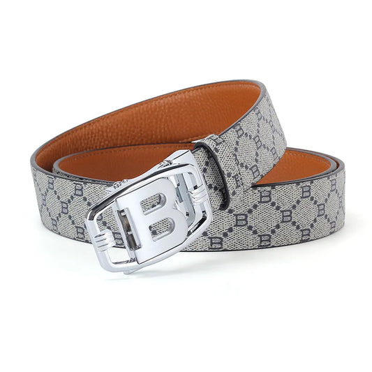New Luxury Brand Men Belts Famous canvas Leather Male Suit pants Belts width 3.4cm High Quality Designers belt for men jeans